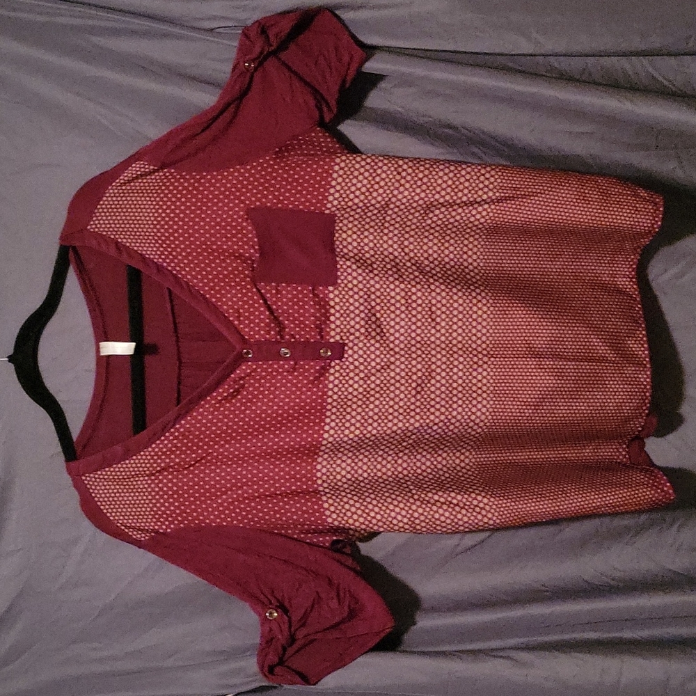 PerSeption 3/4 knit blouse